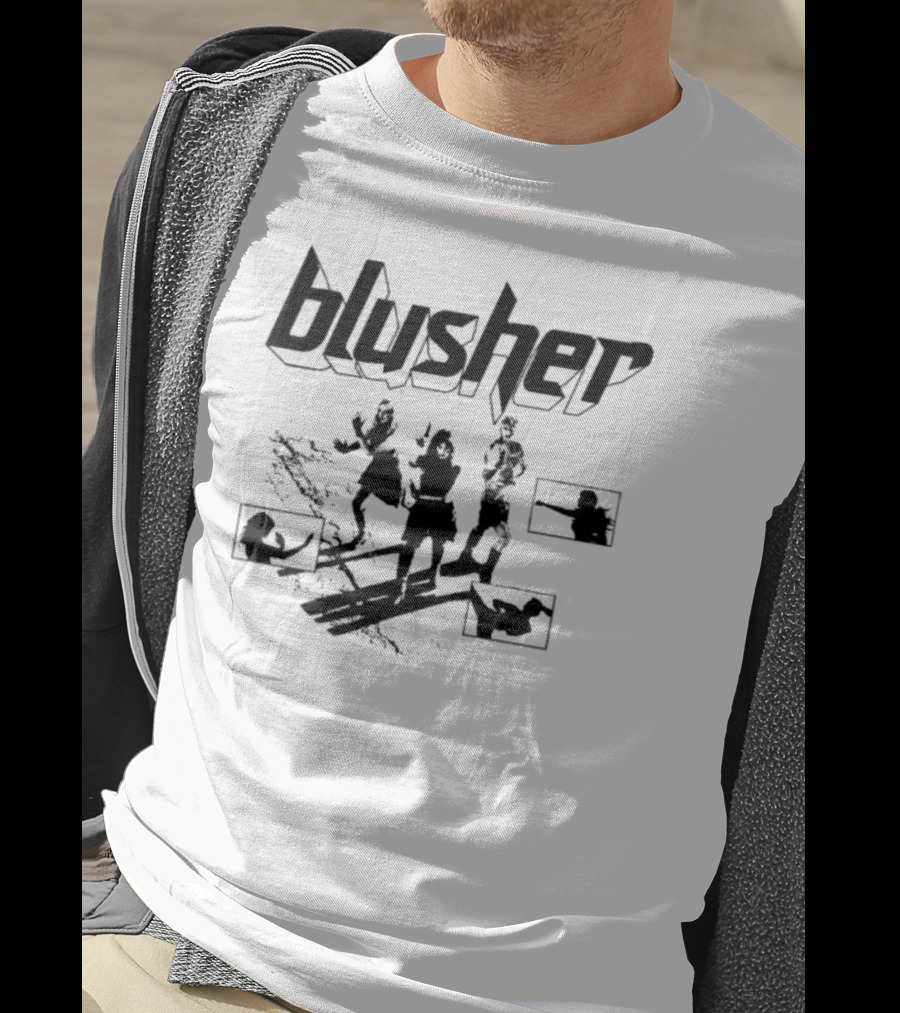 Blusher Sketch Dance Line Art T-Shirt