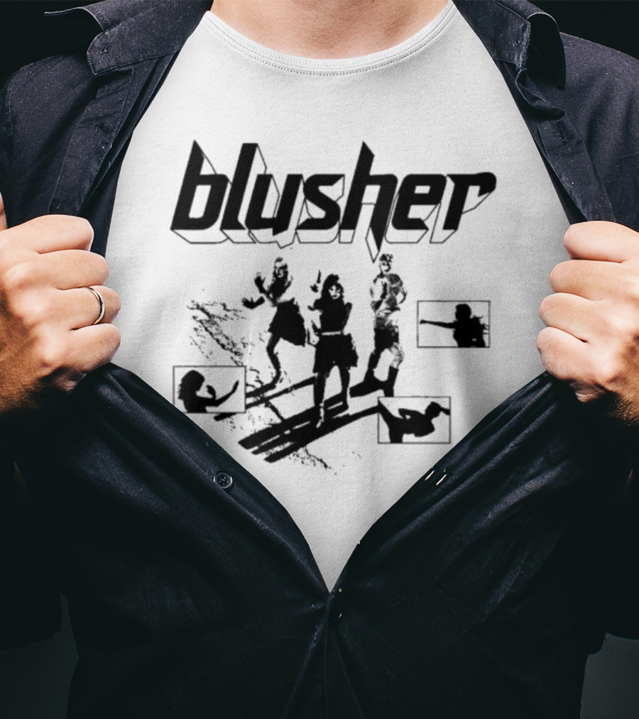 Blusher Sketch Dance Line Art T-Shirt