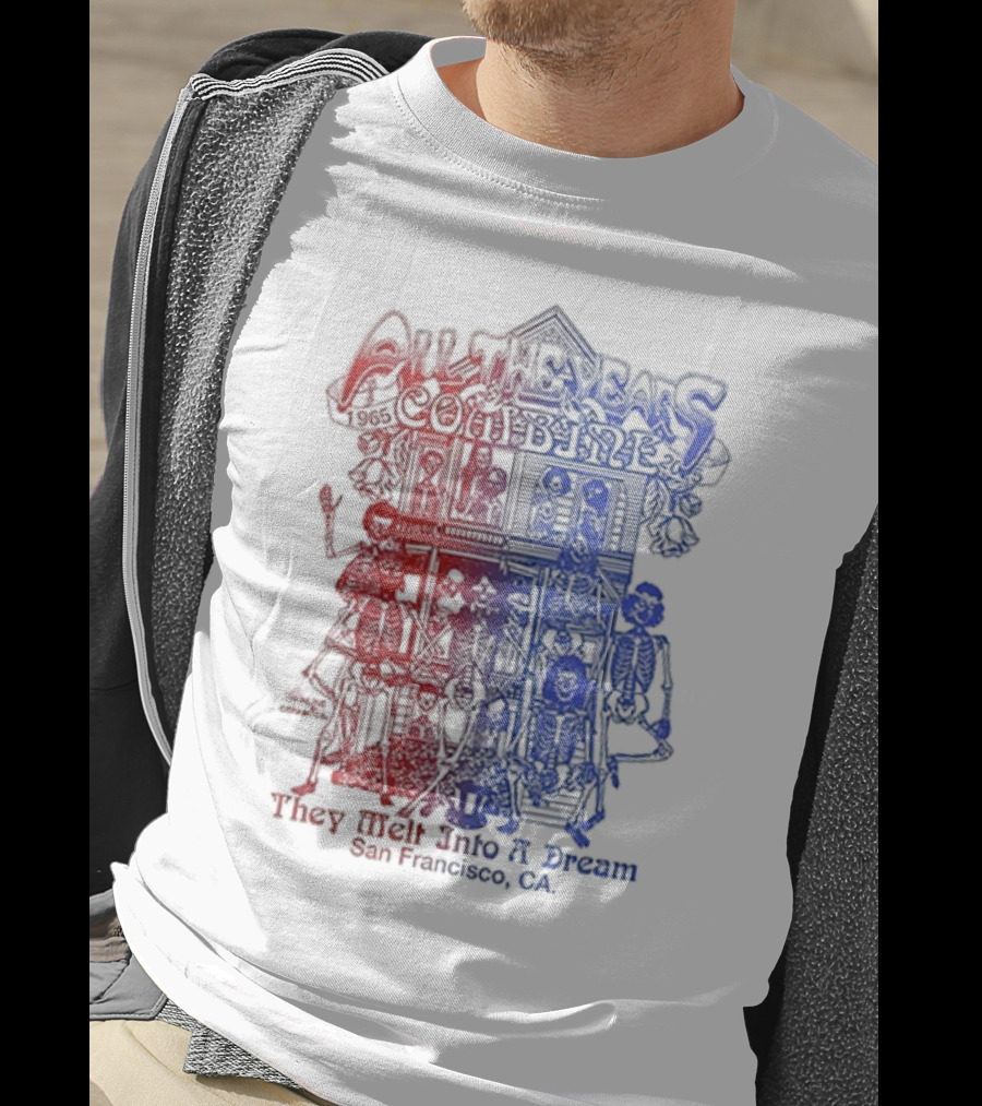 Grateful Dead All The Years Combine They Melt Into A Dream 60 Years San Francisco CA T-Shirt