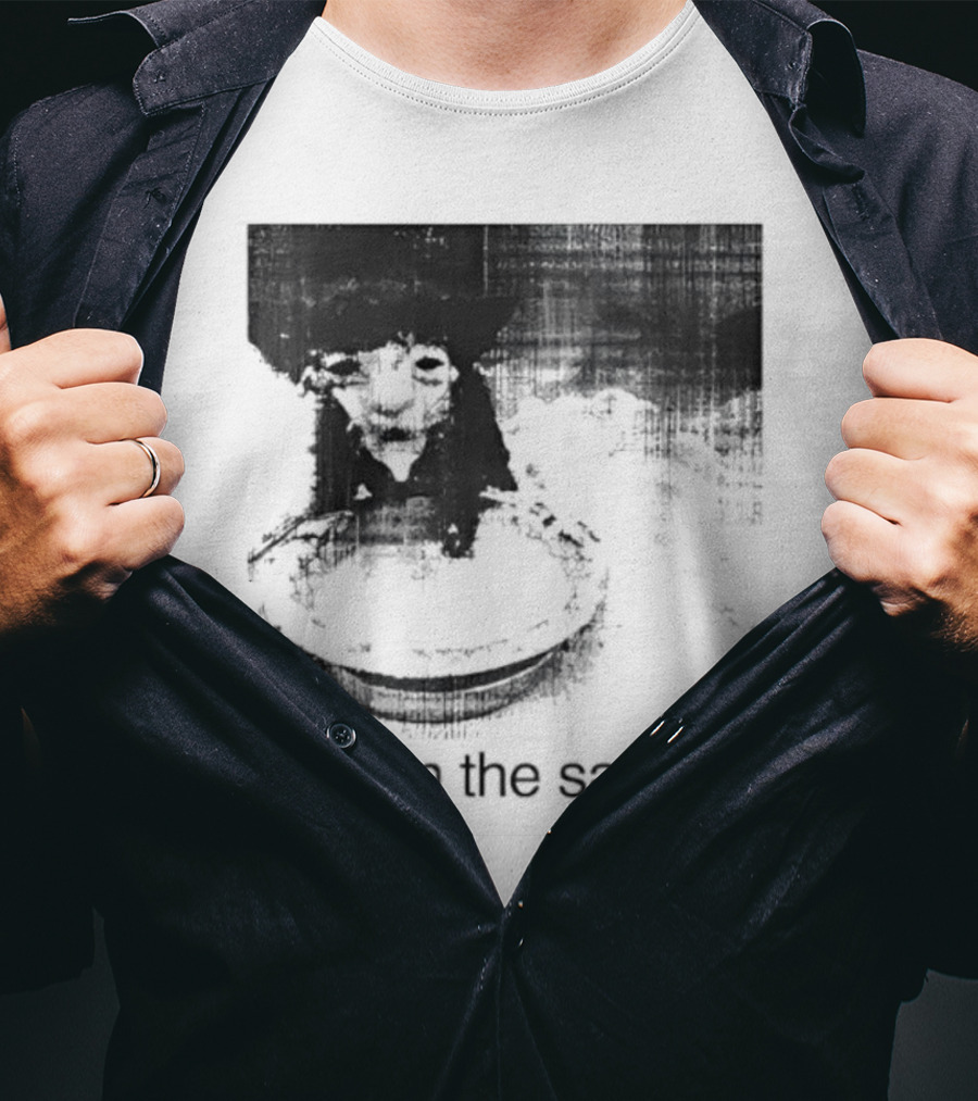 Lost In The Sauce Cat Image With Text T-Shirt