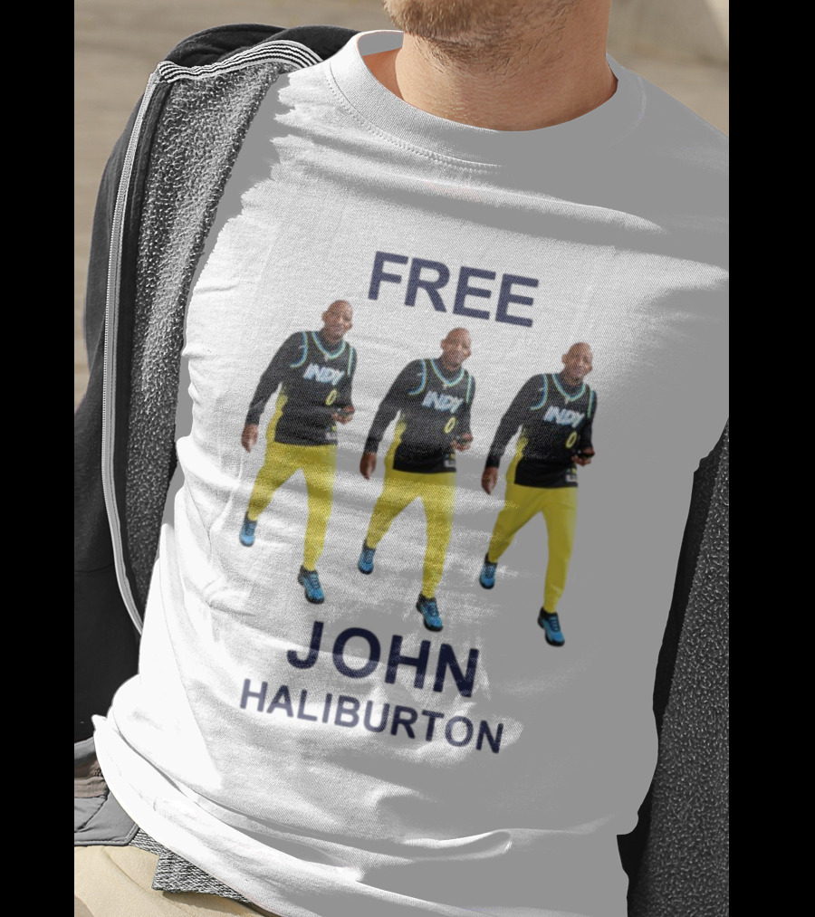 Free John Haliburton Indy 0 Sports Outfit T-Shirt