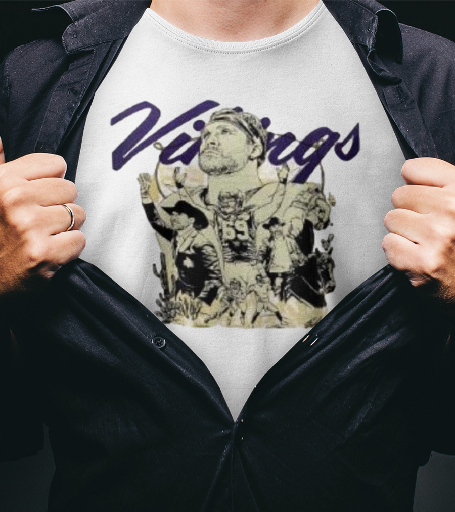 Vikings Fan Tribute With Player Number 69 And Team Spirit Imagery T-Shirt