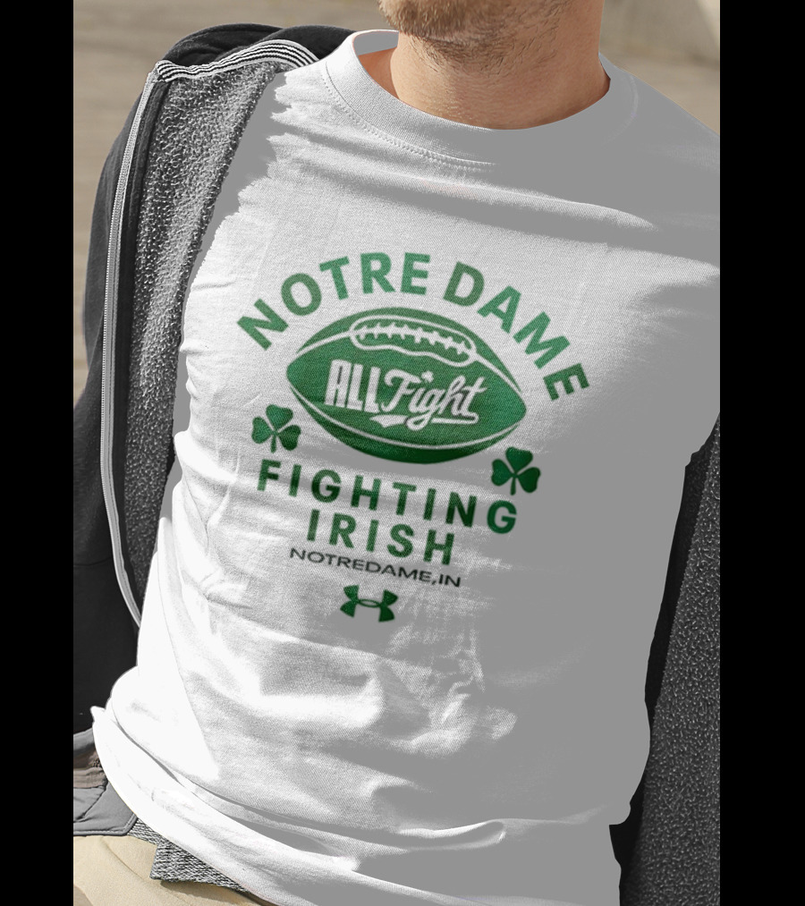 Notre Dame Fighting Irish All Fight Football NotreDameB.I.N Under Armour T-Shirt