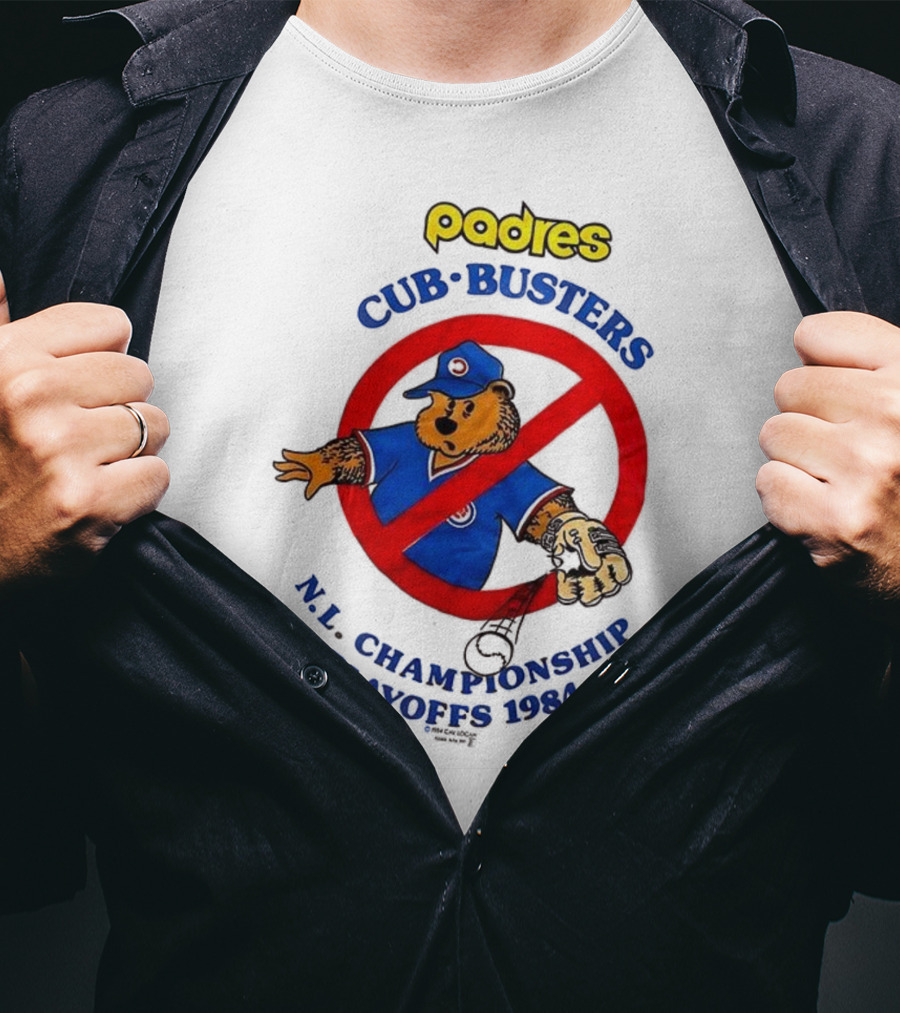 Padres Cub Busters NL Championship Playoffs 1984 T-Shirt
