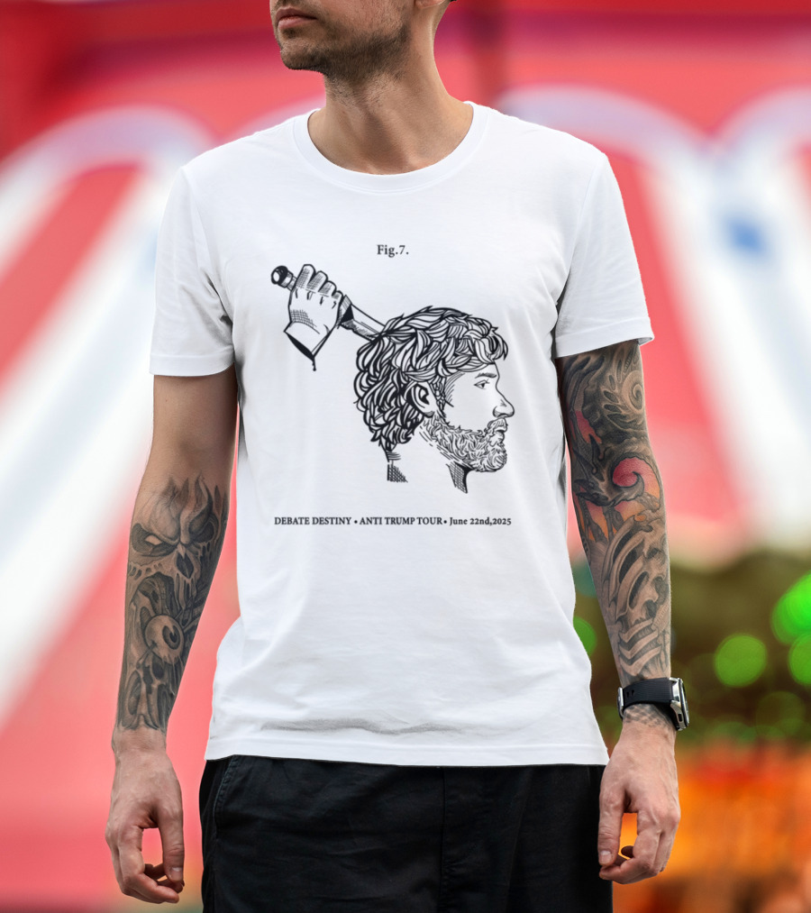 Debate Destiny Badge White Circle Event T-Shirt