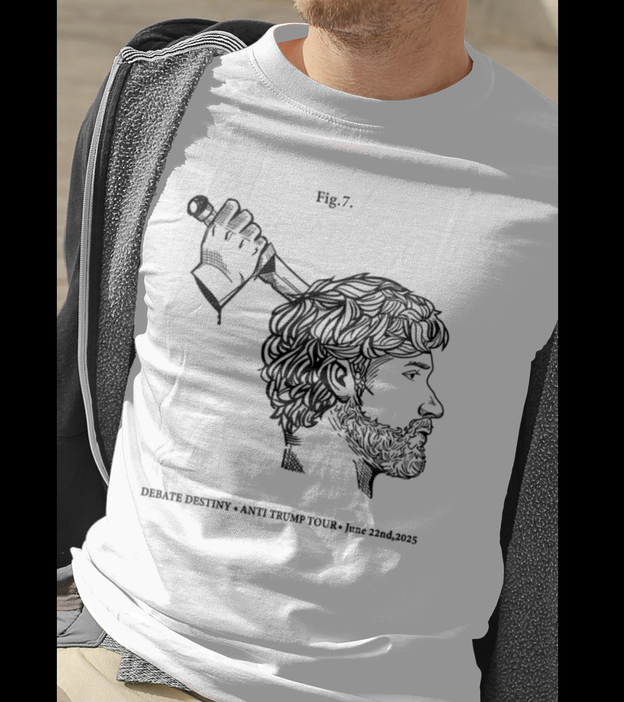 Debate Destiny Badge White Circle Event T-Shirt