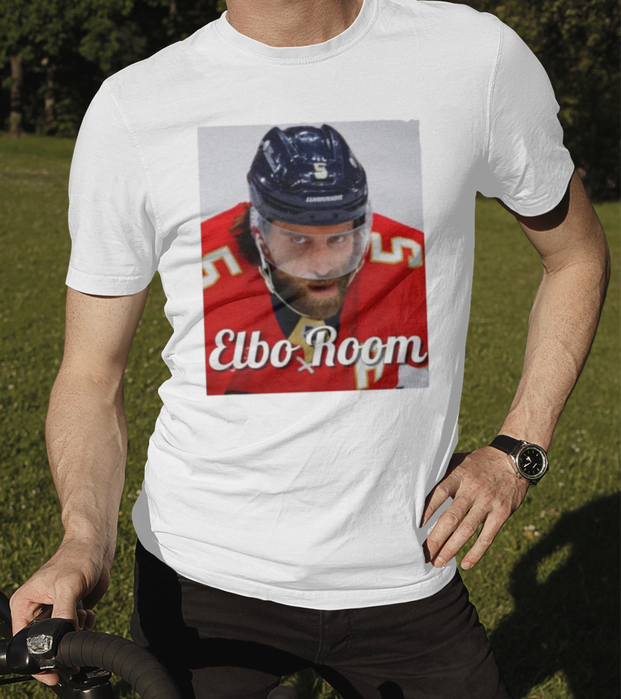 Elbo Room Hockey Player Warrior Number 5 T-Shirt