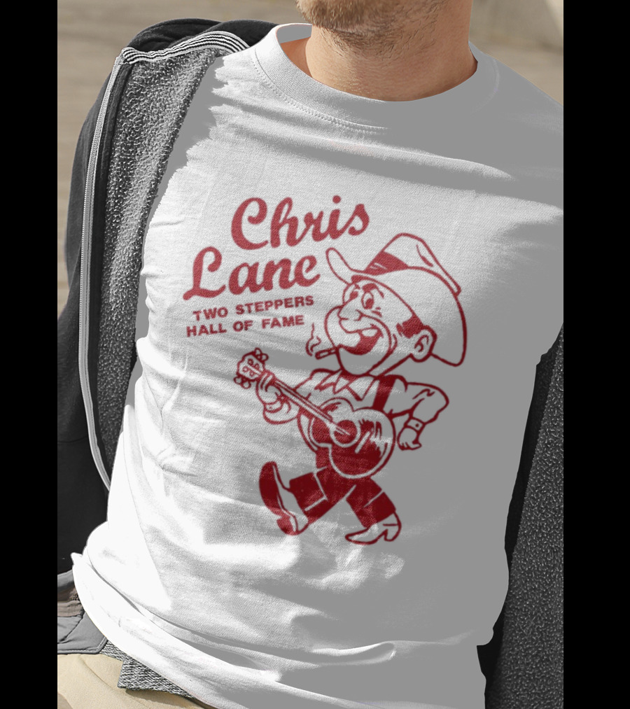Chris Lane Two Steppers Hall Of Fame Cowboy Player T-Shirt