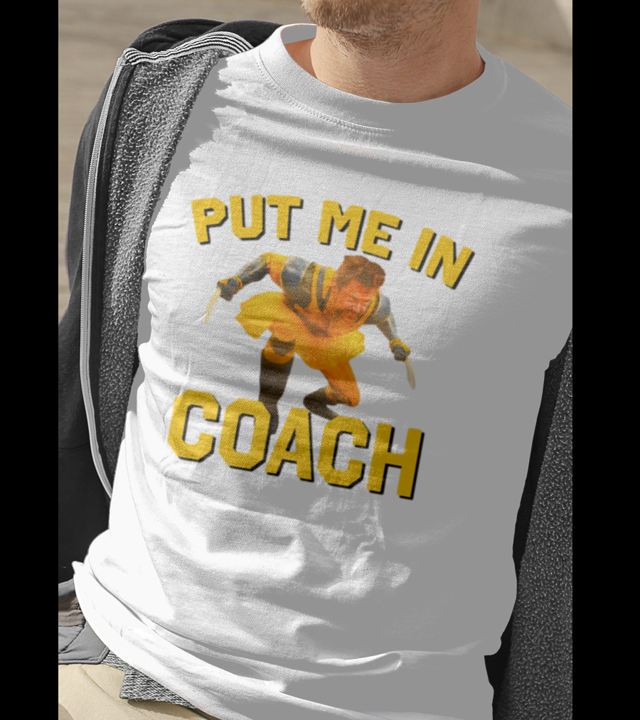 Put Me In Coach Hugh Jackman Wolverine Tutu Costume T-Shirt