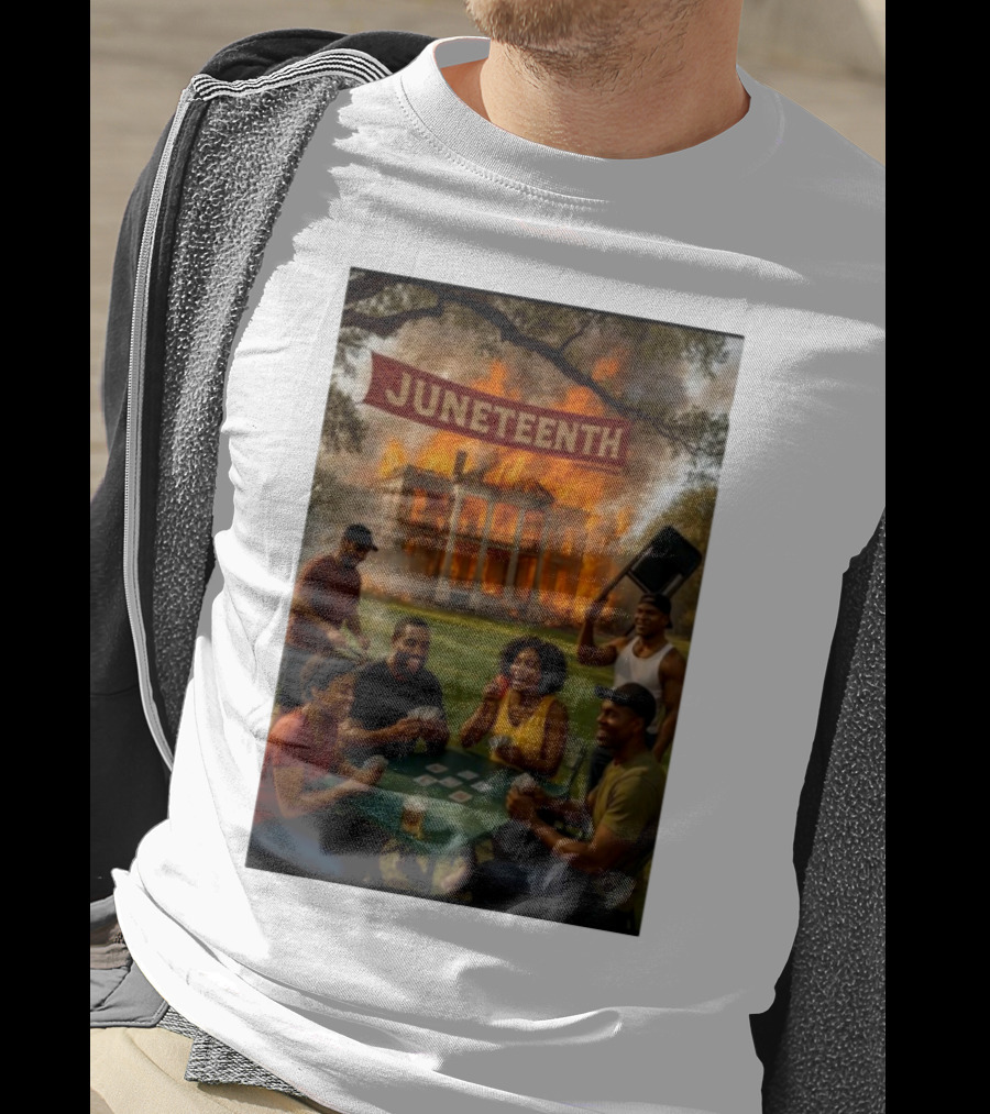 Juneteenth La Plantation Fire Historic Juneteenth Celebration T-Shirt