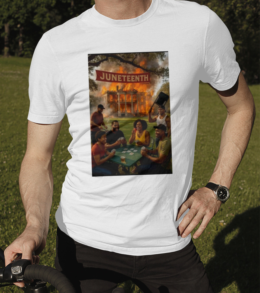 Juneteenth La Plantation Fire Historic Juneteenth Celebration T-Shirt