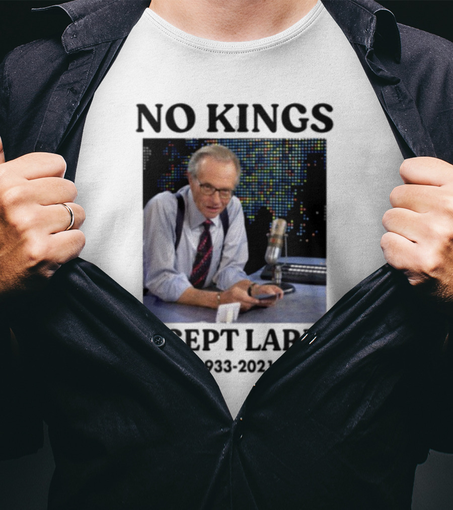 Justinboldaji Fuck Ice No Kings Except Larry 1933 2021 T-Shirt