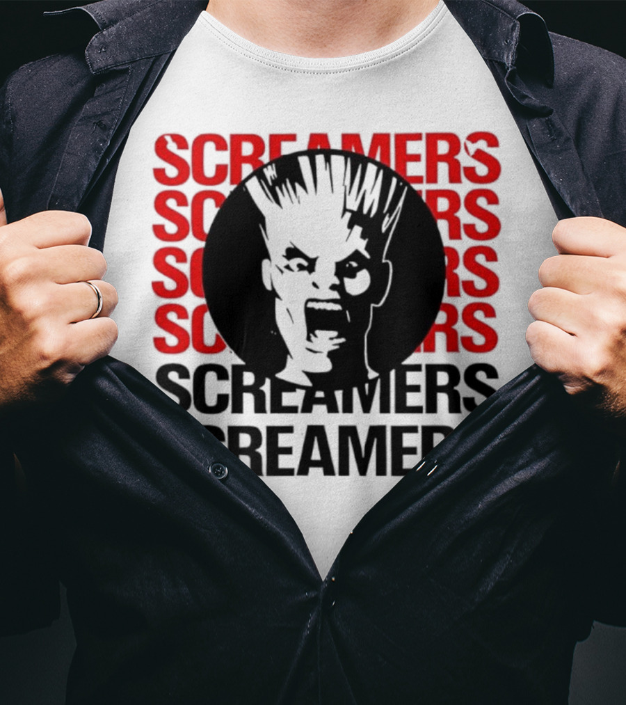 Screamers Demos Album Punk Iconic Silhouette T-Shirt