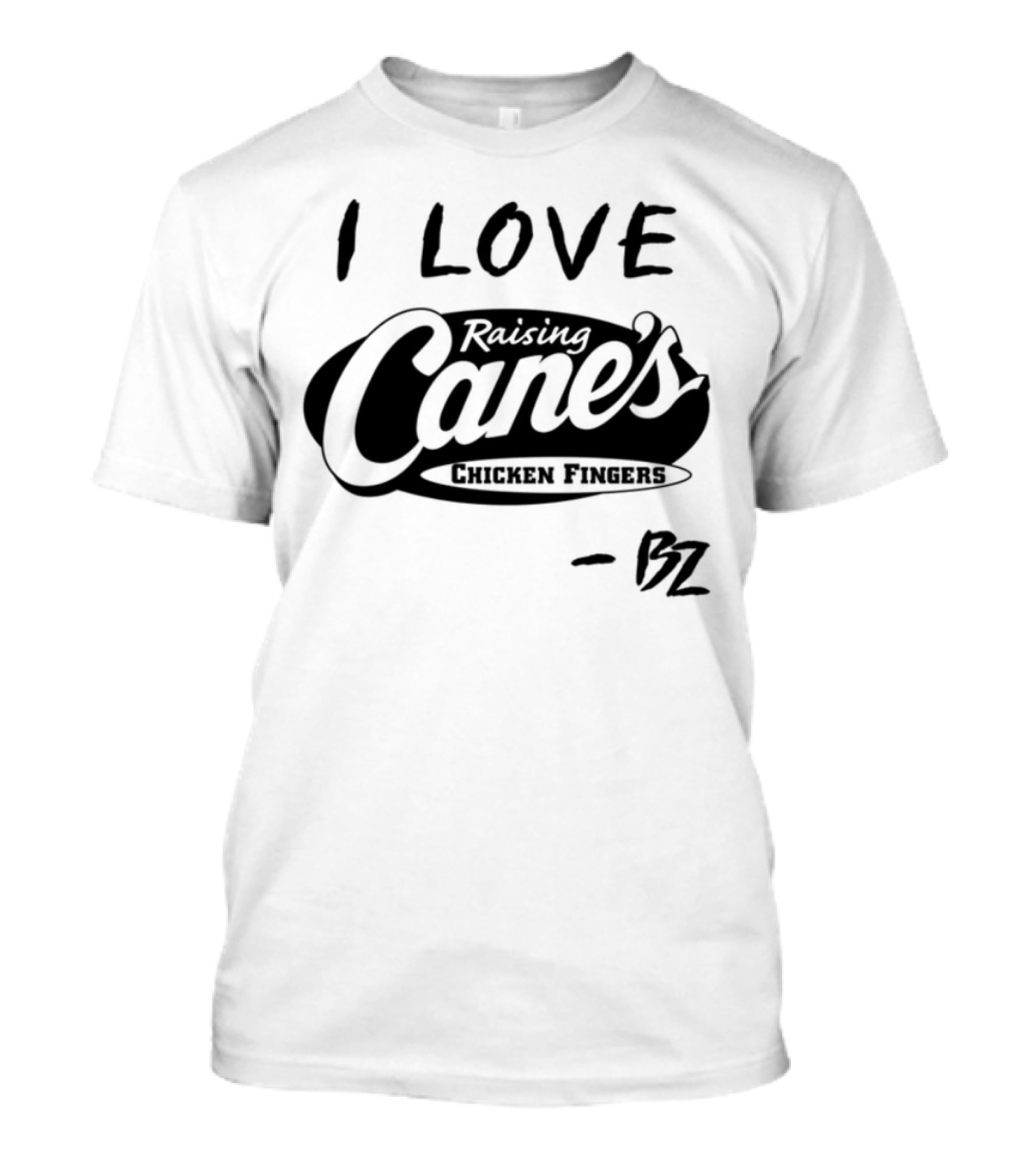 Bailey Zimmerman I Love Raising Cane’s Chicken Fingers FZ T-Shirt
