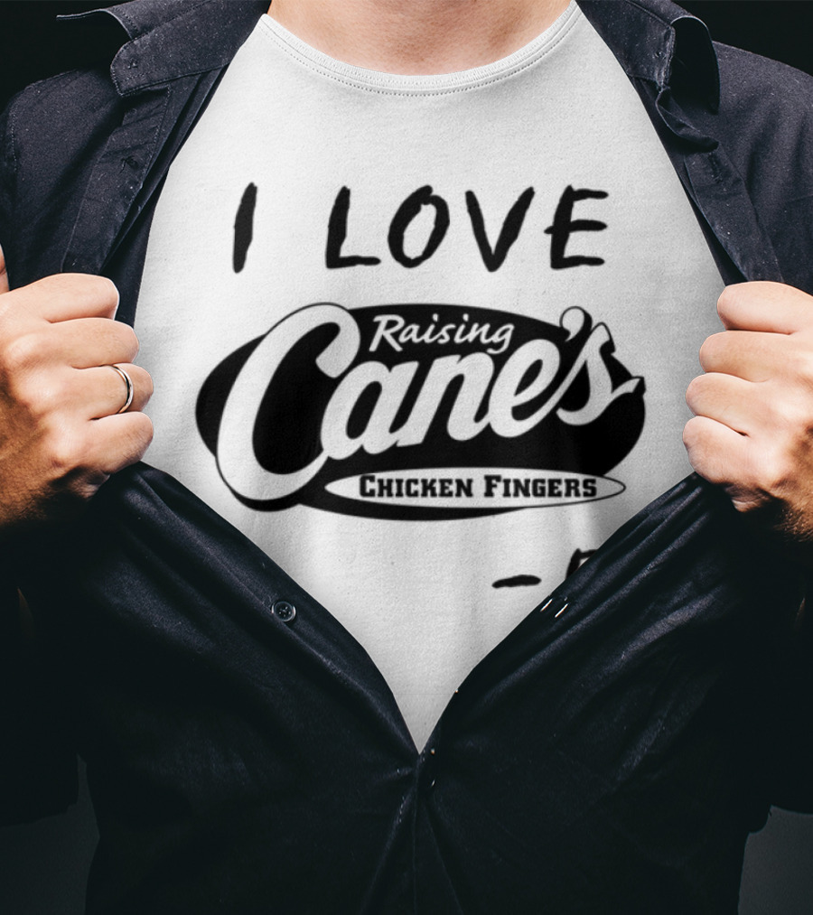 Bailey Zimmerman I Love Raising Cane’s Chicken Fingers FZ T-Shirt