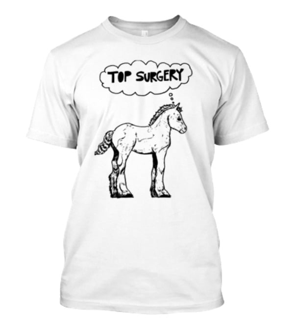 Oatmilklady Top Surgery Pony Graphic T-Shirt