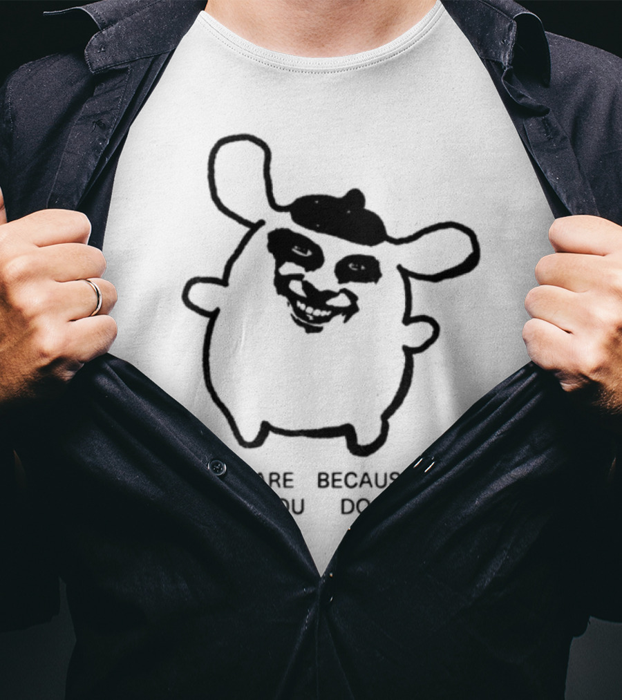 Asthmagasm I Care Because You Do Unique Cartoon Creature Pajamas T-Shirt