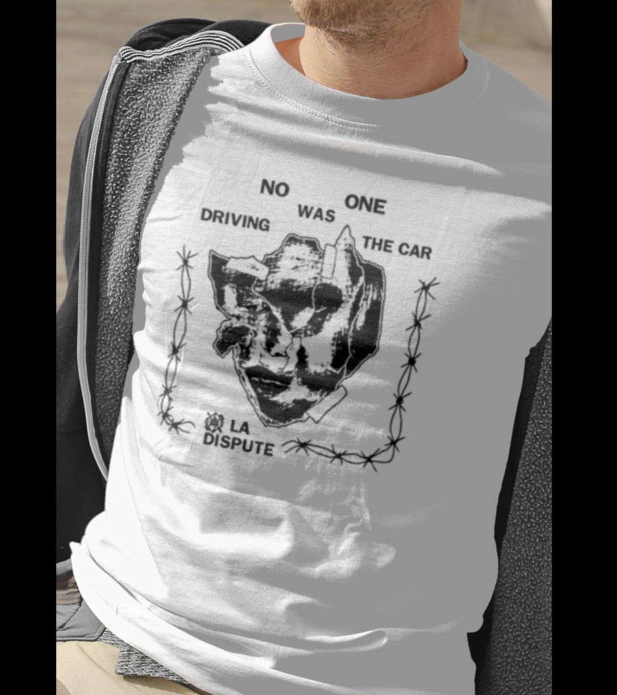 La Dispute No One Was Driving The Car Floral Heart Design T-Shirt