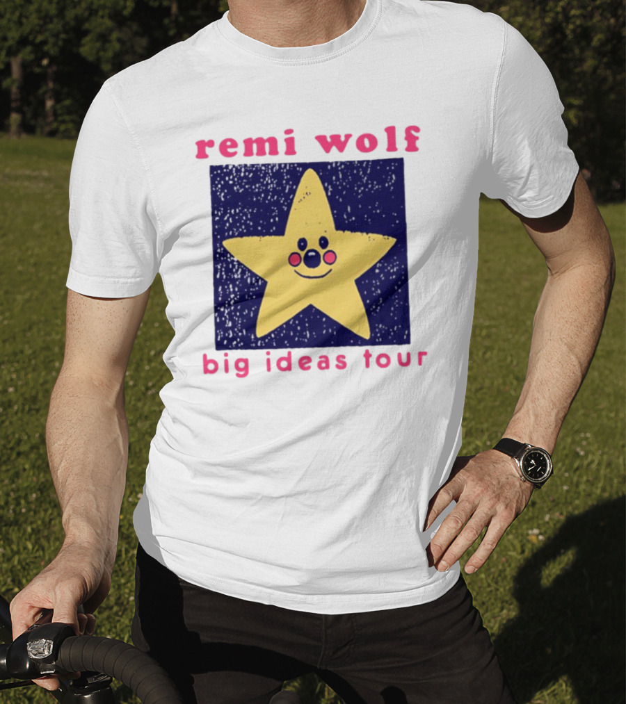 Remi Wolf Big Ideas Tour Smiling Star T-Shirt