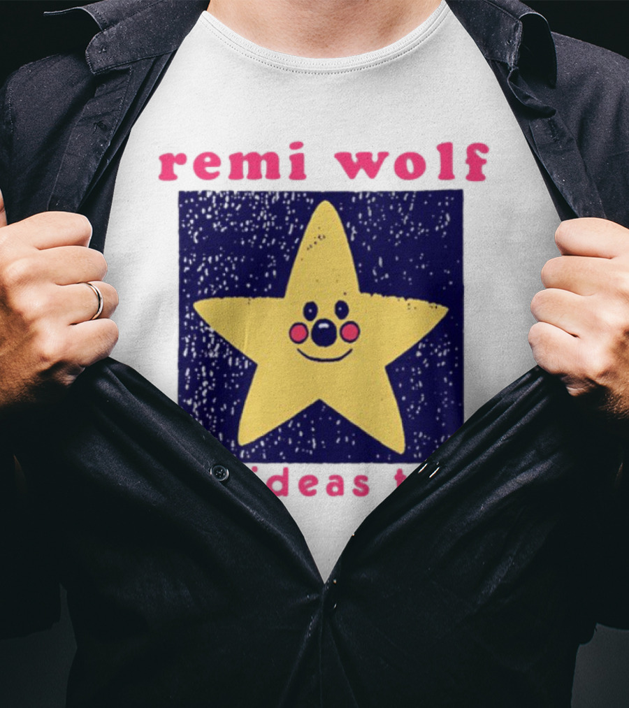 Remi Wolf Big Ideas Tour Smiling Star T-Shirt