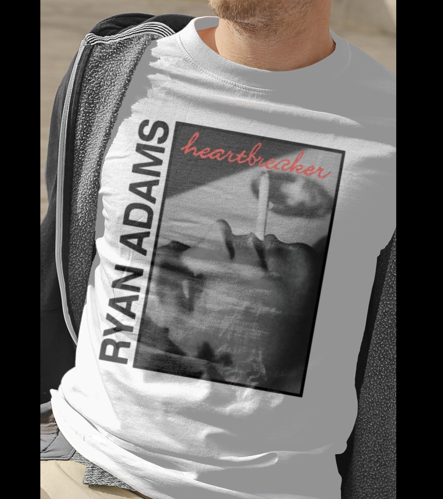 Ryan Adams Heartbreaker Anniversary Cigarette Portrait T-Shirt