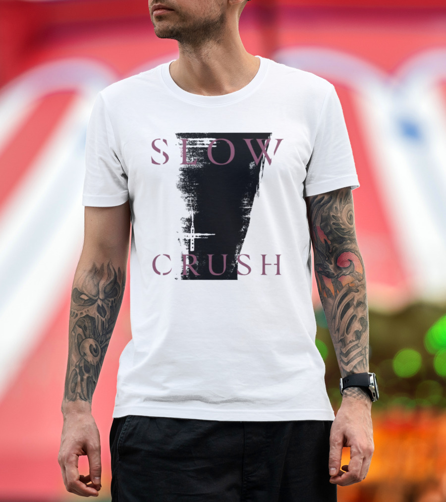 Slow Crush Thirst White 7 T-Shirt