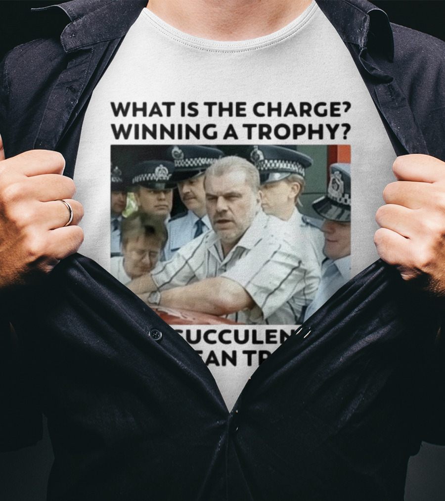 Winning A European Trophy Succulent Charge Police Scene T-Shirt
