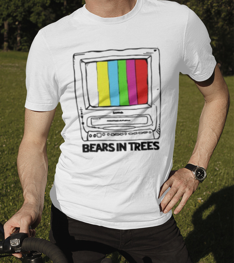 Bearsintrees TV Colorful Retro Bars Aesthetic T-Shirt
