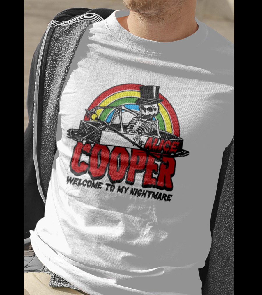 Alice Cooper Welcome To My Nightmare Rainbow Edition T-Shirt