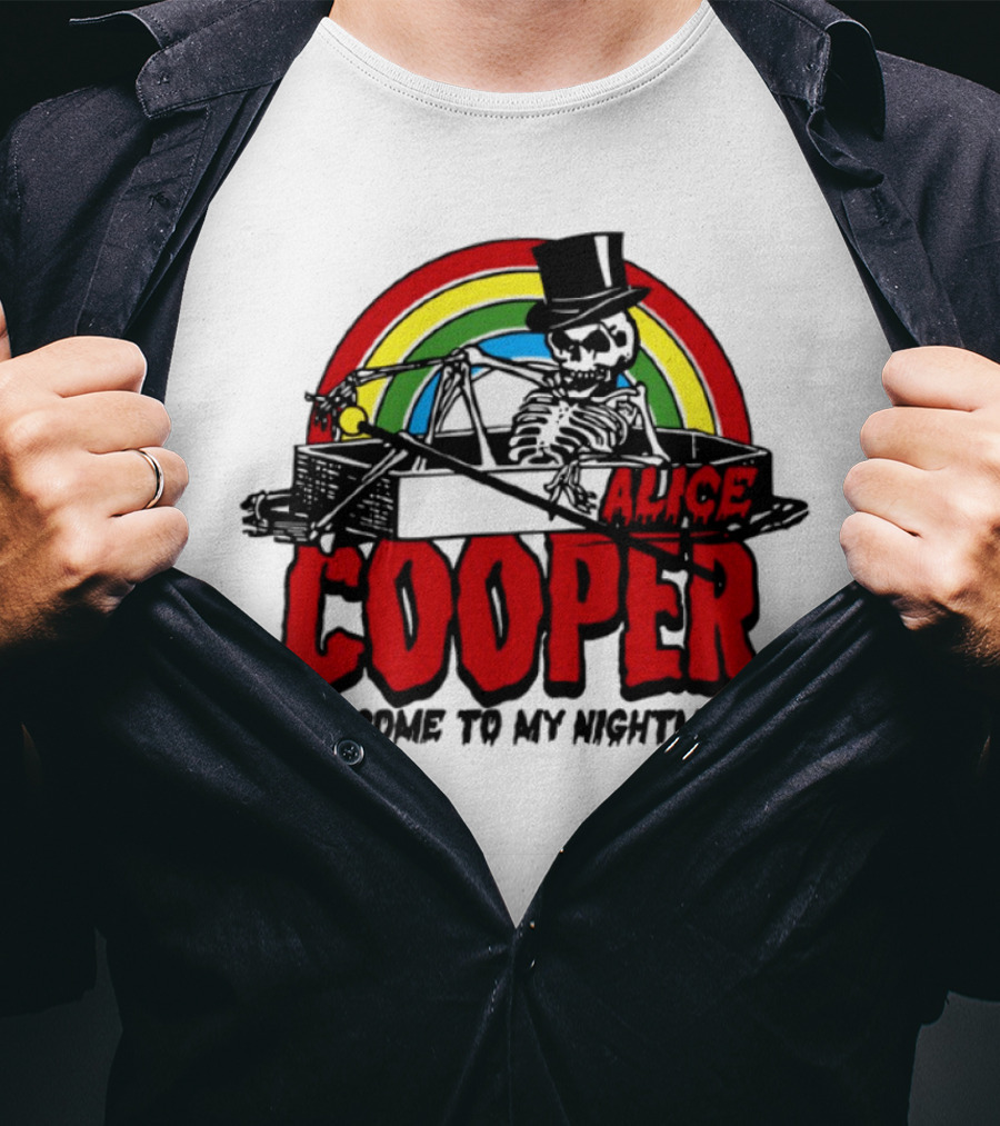 Alice Cooper Welcome To My Nightmare Rainbow Edition T-Shirt