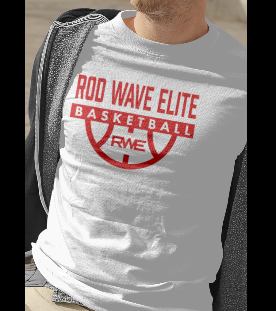 Rod Wave Elite Basketball RWE Performance White T-Shirt