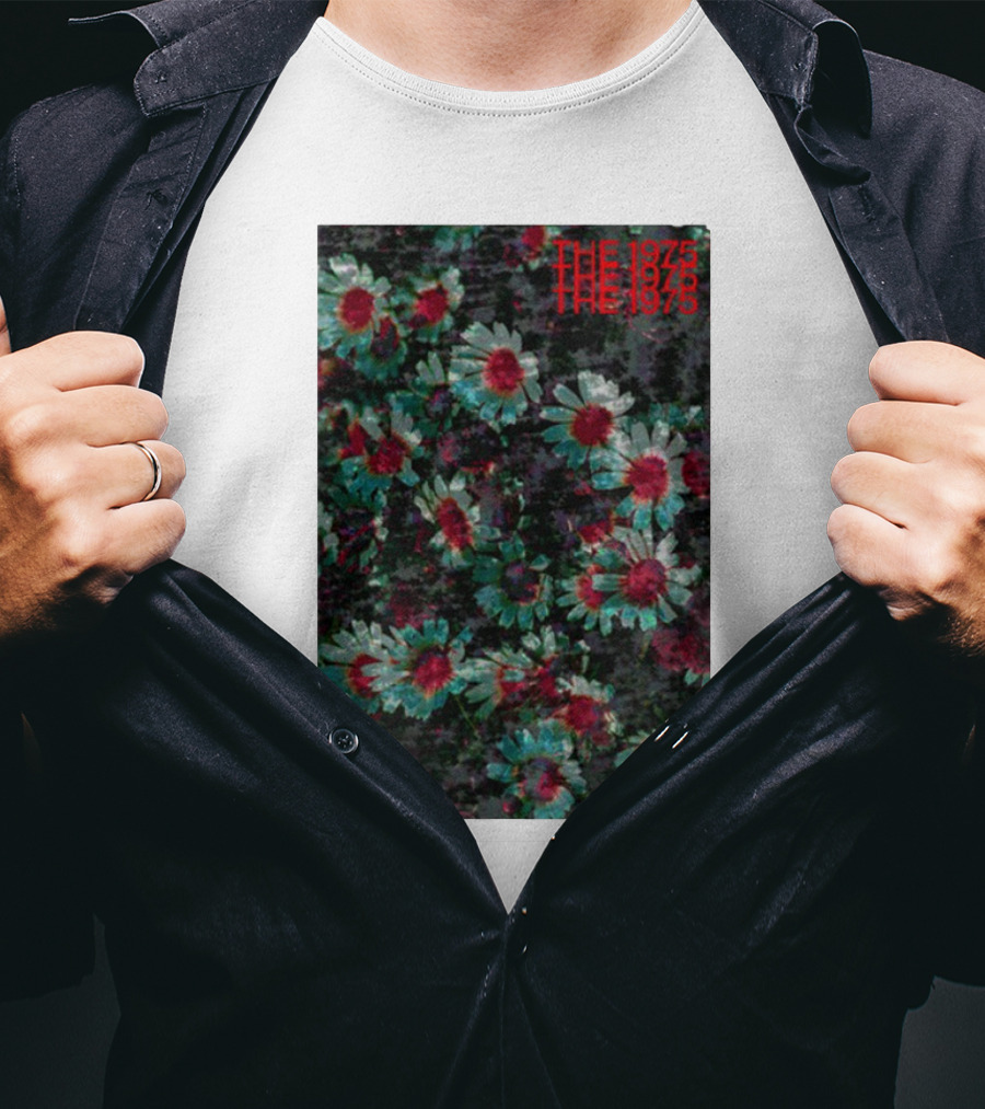 The 1975 Floral Print Graphic Flowers The 1975 T-Shirt