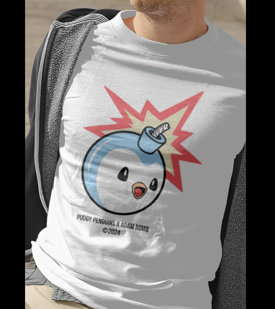The Hundreds Pudgy Penguins Adam Bomb Collaboration 2023 T-Shirt
