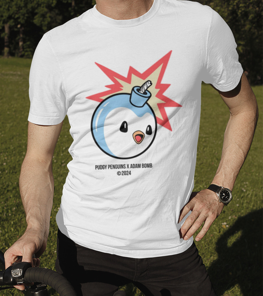 The Hundreds Pudgy Penguins Adam Bomb Collaboration 2023 T-Shirt