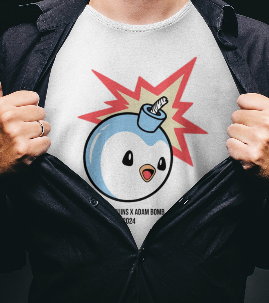 The Hundreds Pudgy Penguins Adam Bomb Collaboration 2023 T-Shirt