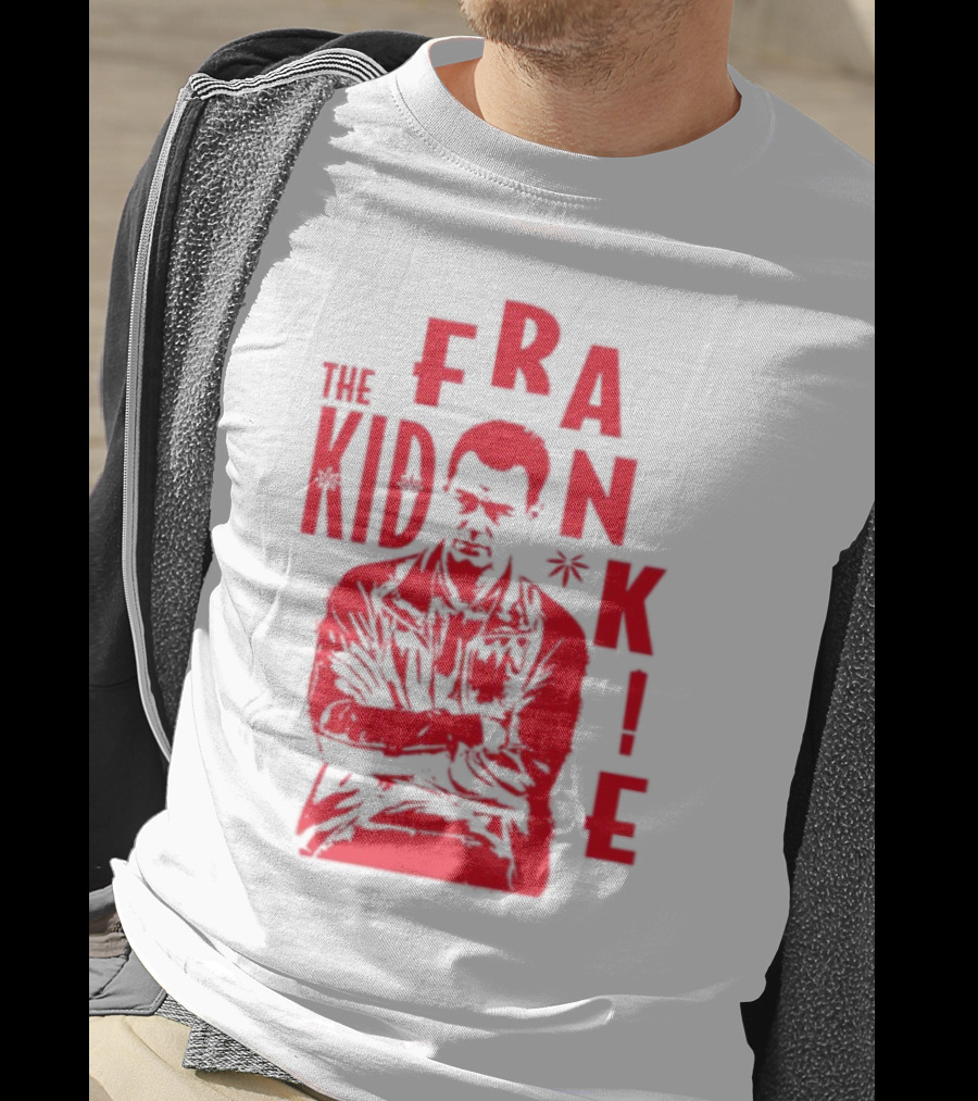 The Kid Frankie Kush Red Bold Text Outline T-Shirt