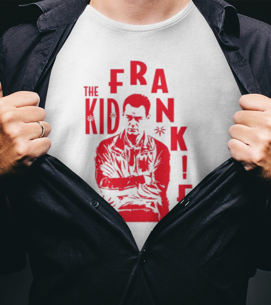 The Kid Frankie Kush Red Bold Text Outline T-Shirt