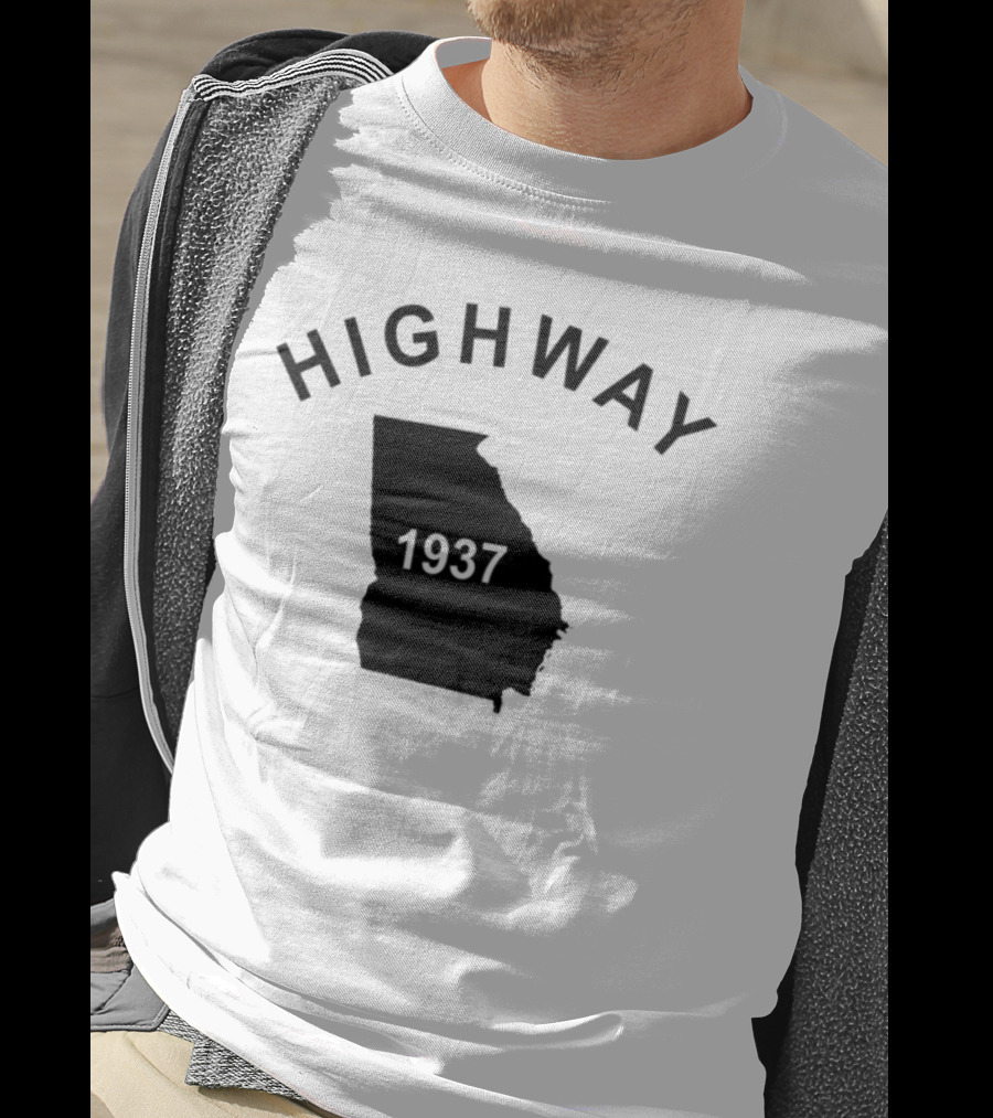 Highway 1937 Georgia Map Design Tyrus T-Shirt