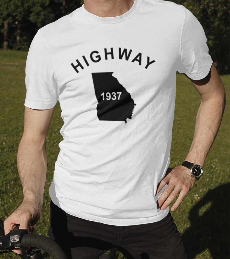 Highway 1937 Georgia Map Design Tyrus T-Shirt