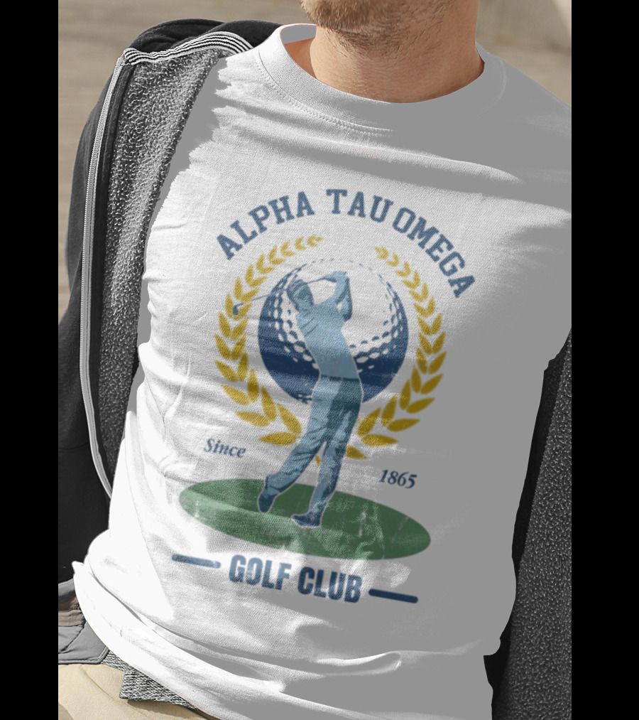 Alpha Tau Omega Golf Club Vintage Design Since 1865 T-Shirt