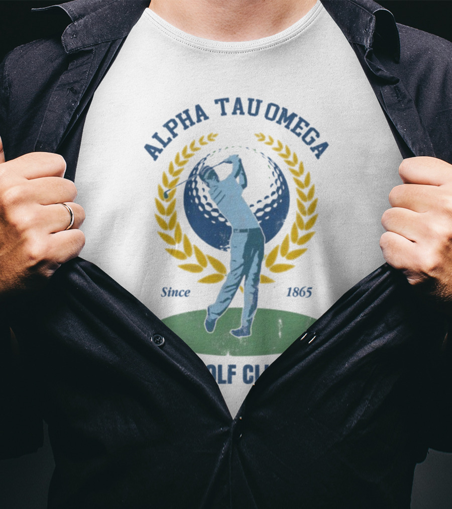 Alpha Tau Omega Golf Club Vintage Design Since 1865 T-Shirt