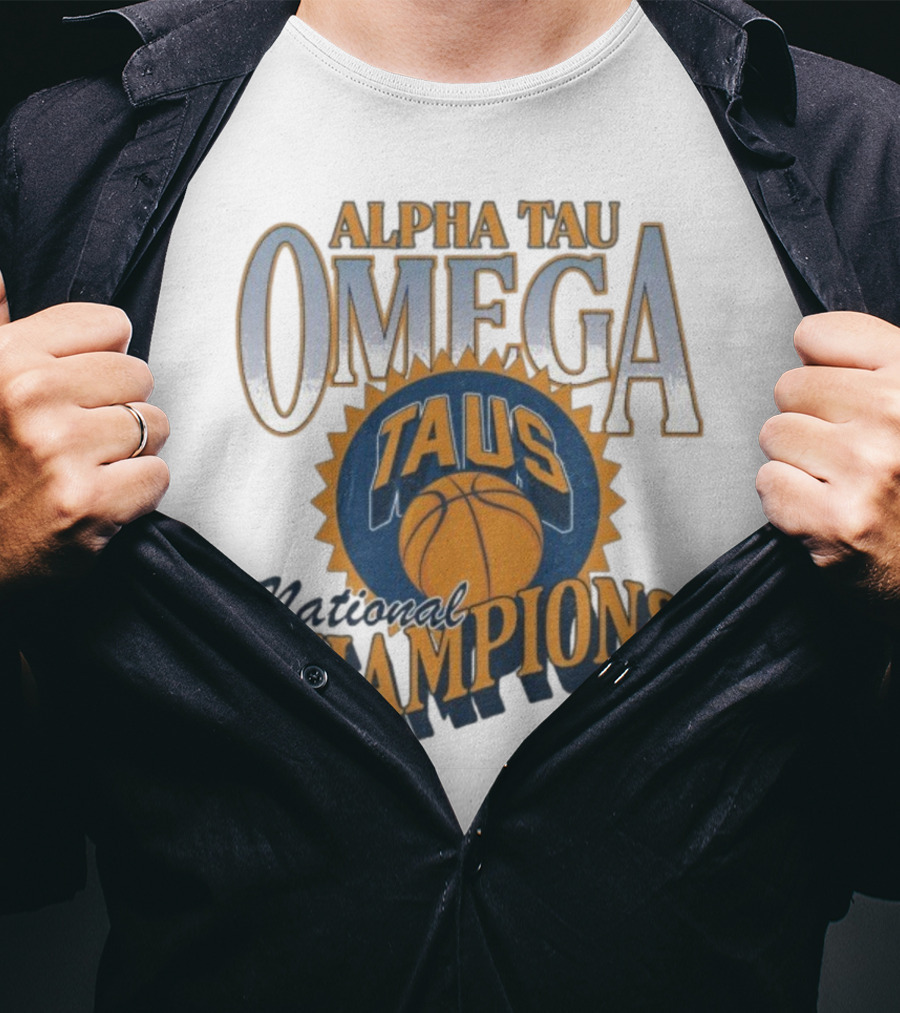 Alpha Tau Omega TAUS National Champions Basketball T-Shirt