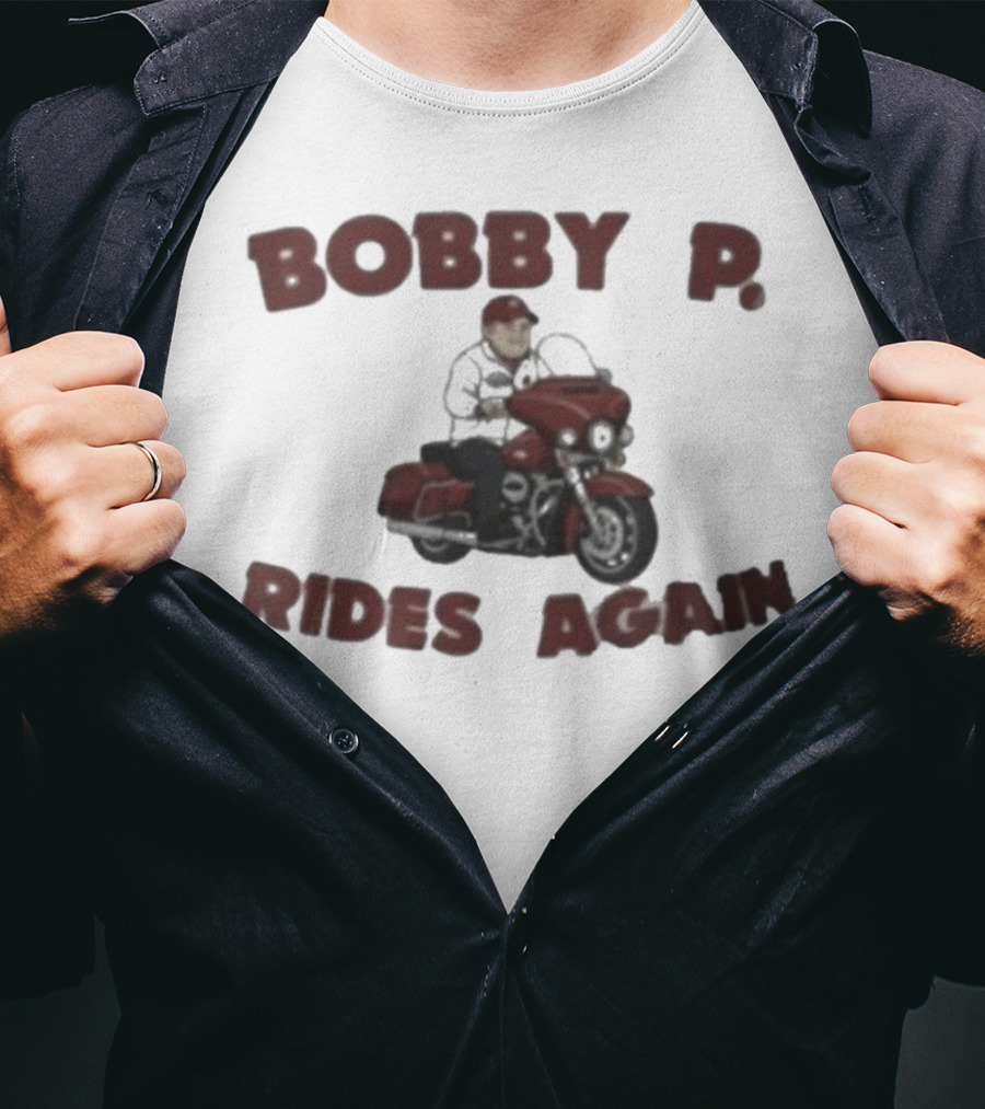 Bobby P Rides Again Motorcycle Adventure T-Shirt