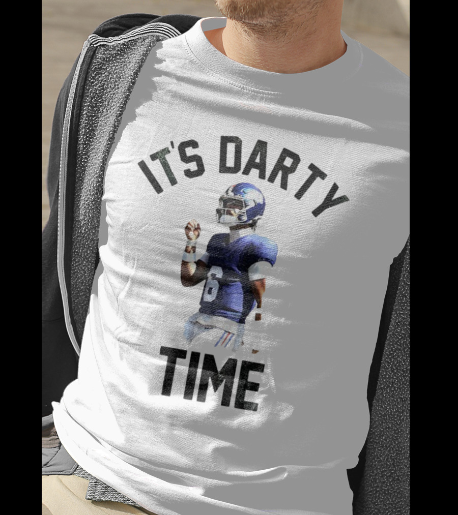 Jaxson Dart It's Darty Time New York Giants Football NFL 2025 T-Shirt