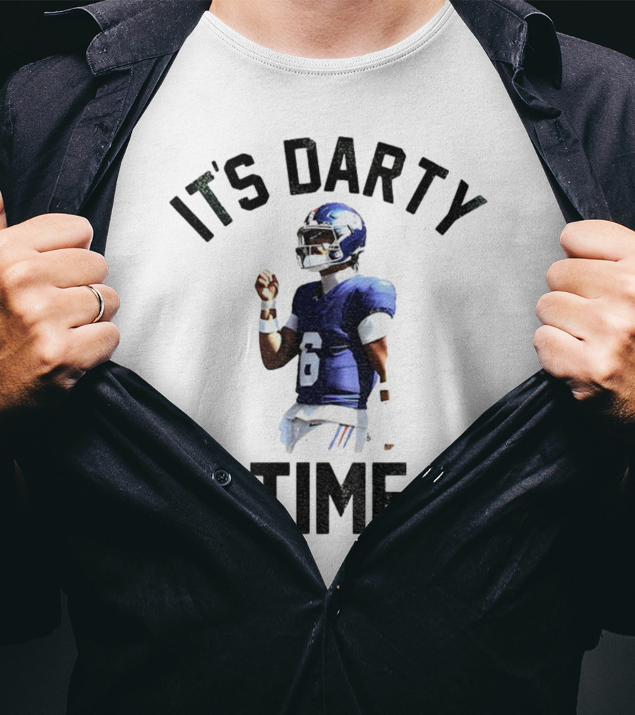 Jaxson Dart It's Darty Time New York Giants Football NFL 2025 T-Shirt