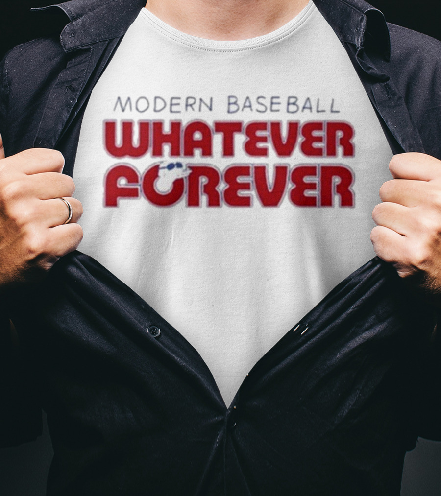Modern Baseball Whatever Forever Thumbs Up Gesture T-Shirt