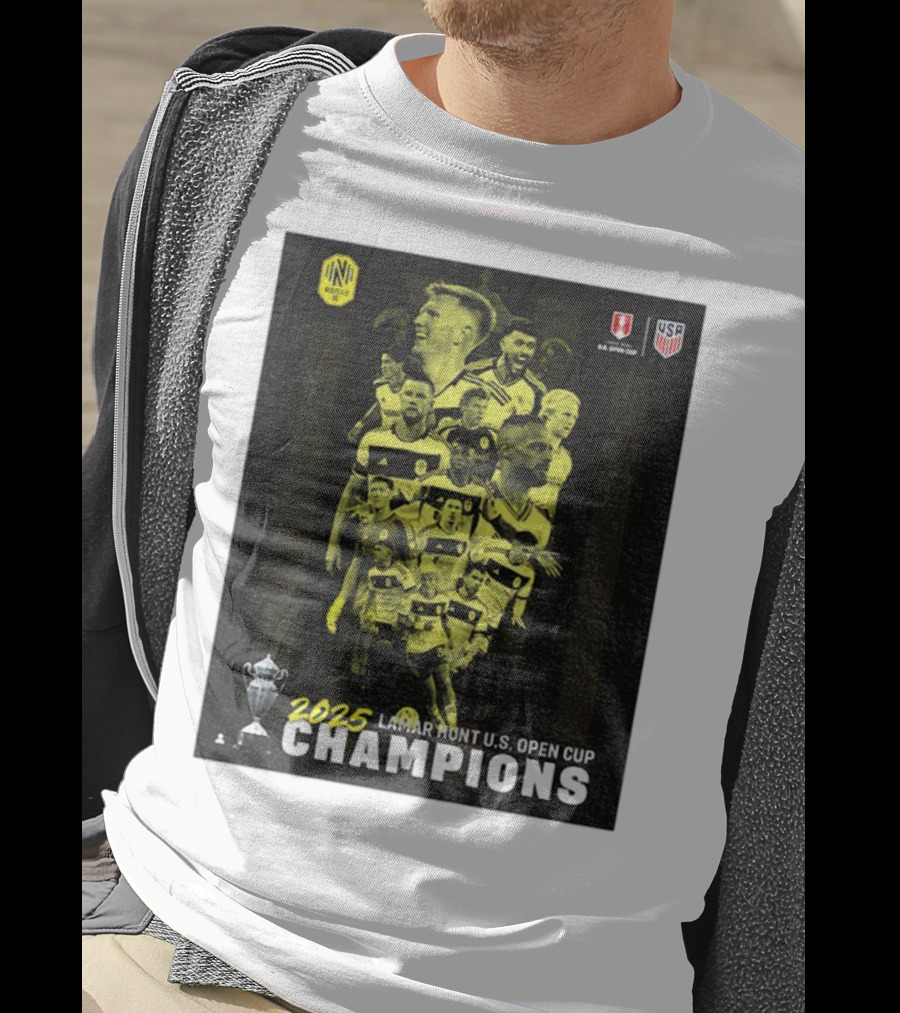 Nashville SC 2025 Lamar Hunt U.S. Open Cup Champions T-Shirt
