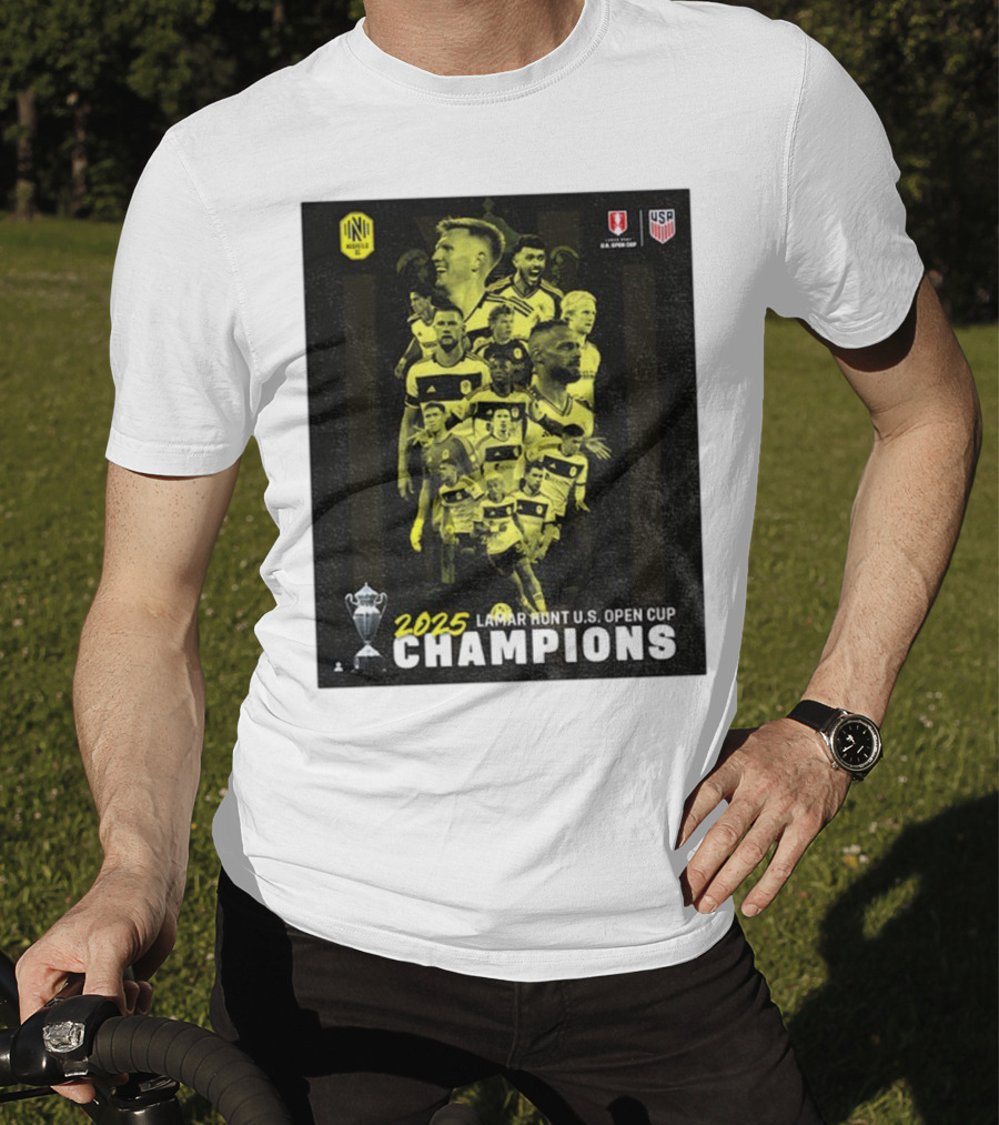Nashville SC 2025 Lamar Hunt U.S. Open Cup Champions T-Shirt