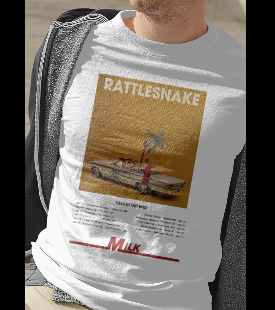 Rattlesnake Milk Feels So Good Headed Out West Tour 2026 T-Shirt