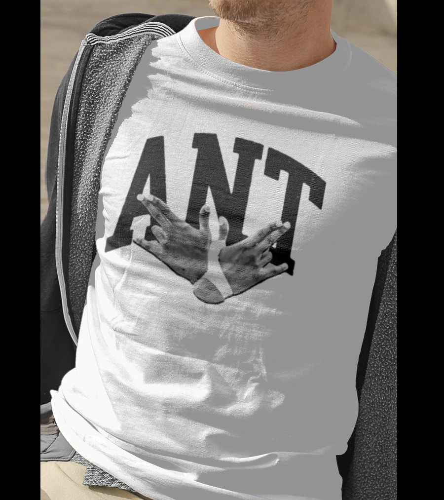 ANT Hand Sign Gesture Celebrity Concept T-Shirt
